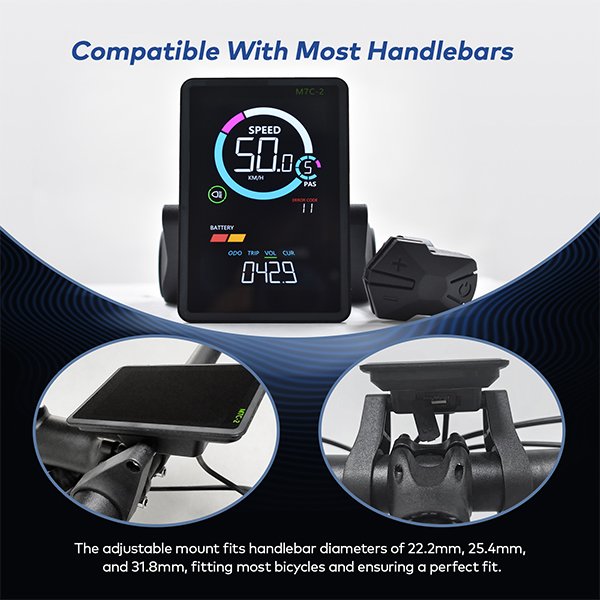 haytrix m7c 2 lcd display for e bike & e scooter | oem/odm available