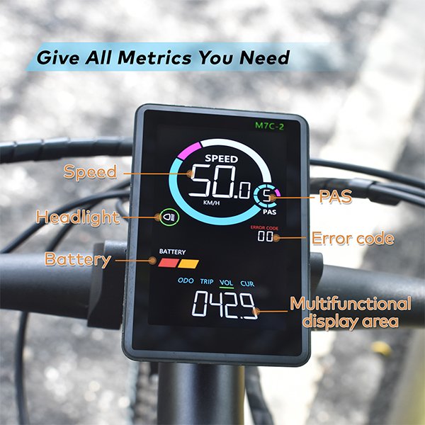 haytrix m7c 2 lcd display for e bike & e scooter | oem/odm available