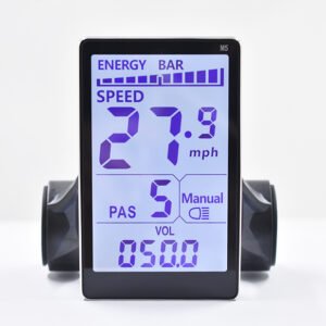 Haytrix M5 E-Bike Display – UART No.2, Adjustable Speed Limit with Code & KillSwitch