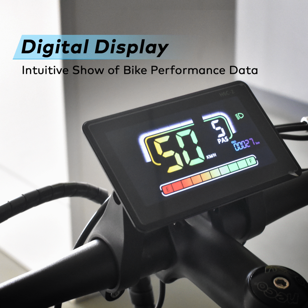 haytric h6c 2 e bike display with bluetooth app connectivity