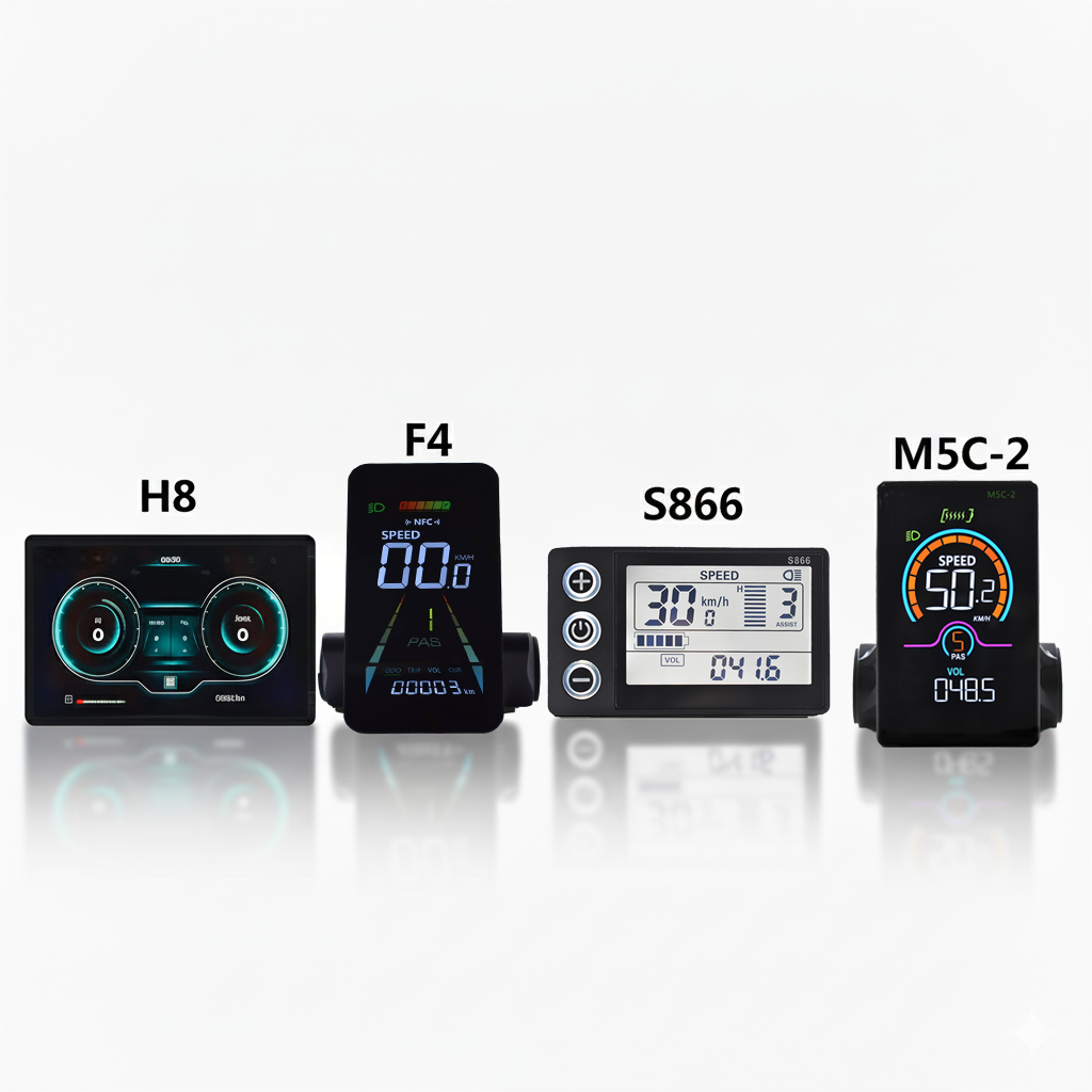 Haytrix e-bike display lineup