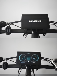 Haytrix H8 TFT e-bike display with Bluetooth and custom startup animation