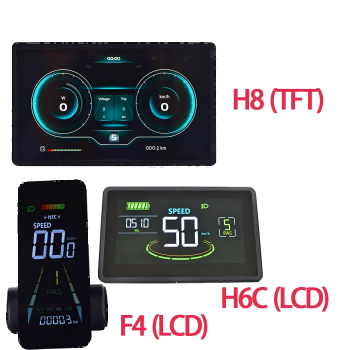 TFT vs LCD e-bike display comparison for OEM manufacturers